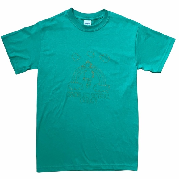 Unicorn “Hang In There Baby” Green Tee - Unisex Adult S - Picture 1 of 4